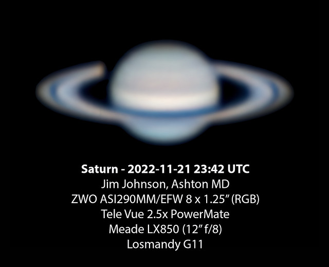 Saturn - 2022-11-21 23:42 UTC