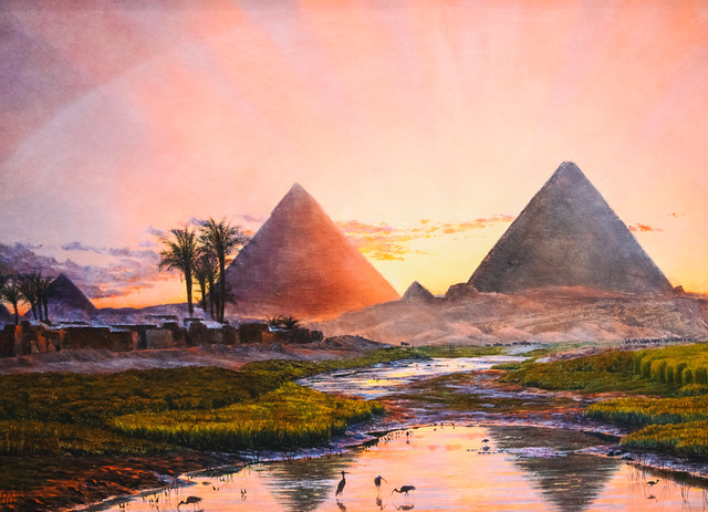 Thomas Seddon, The Pyramids at Gizeh