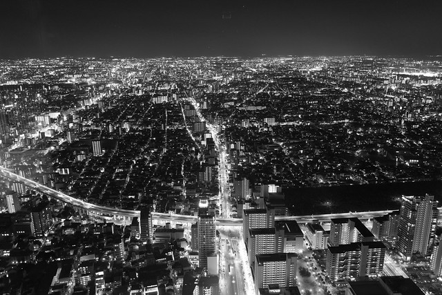 Abeno Harukas_Osaka Night View