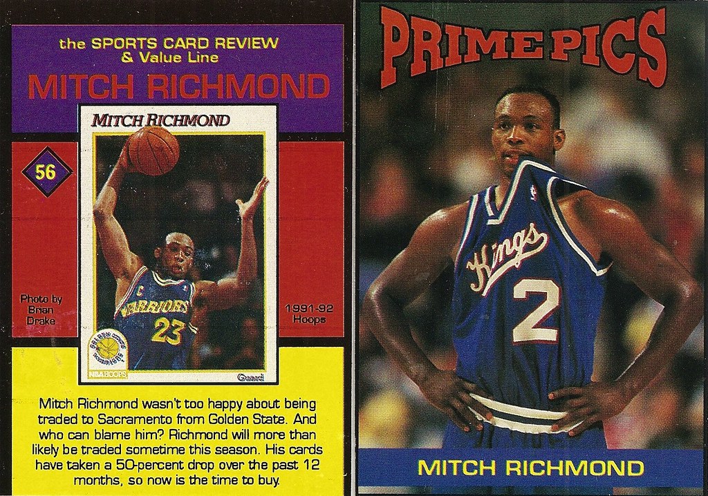 1992 Sports Card Review Prime Pics Magazine Insert - Ritchmond, Mitch