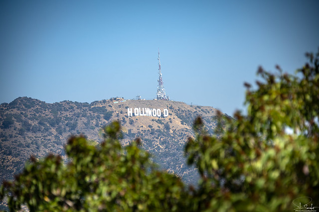 Special view - Hollywood sign - Los Angeles - California - USA