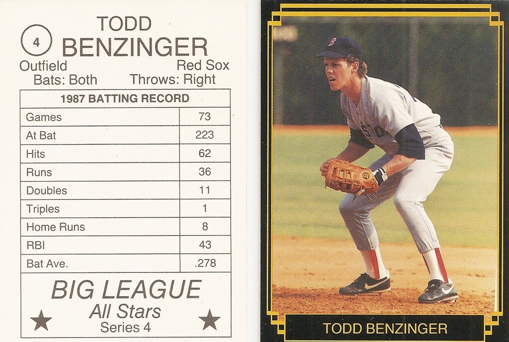 1988 Big League All-Stars - Benzinger, Todd (Series 4)