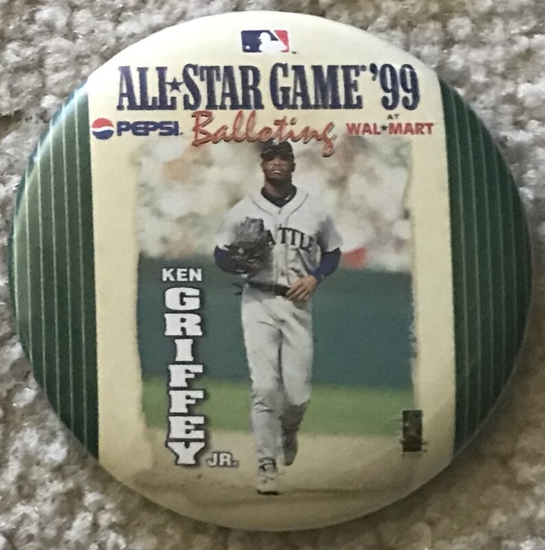 1999 Wincraft Walmart-Pepsi All-Star Game Balloting Button - Griffey Jr, Ken