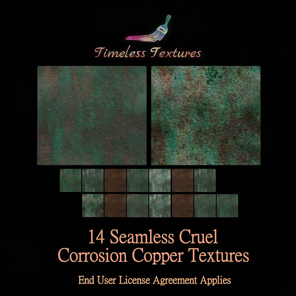 2022 Advent Gift Dec 9th - 14 Seamless Cruel Corrosion Copper Timeless Textures