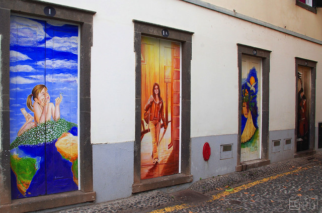 Decorated Doors, Funchal, Madeira