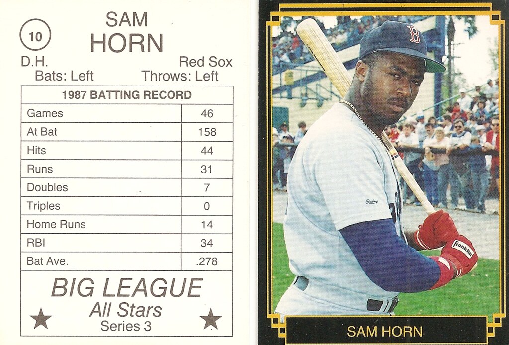 1988 Big League All-Stars - Horn, Sam (Series 3)