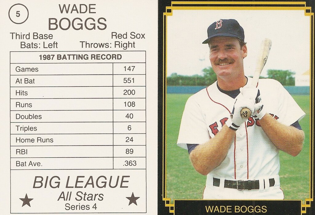 1988 Big League All-Stars - Boggs, Wade (Series 4)