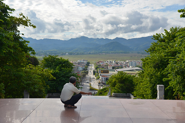 View on the city of Dien Biên Puh