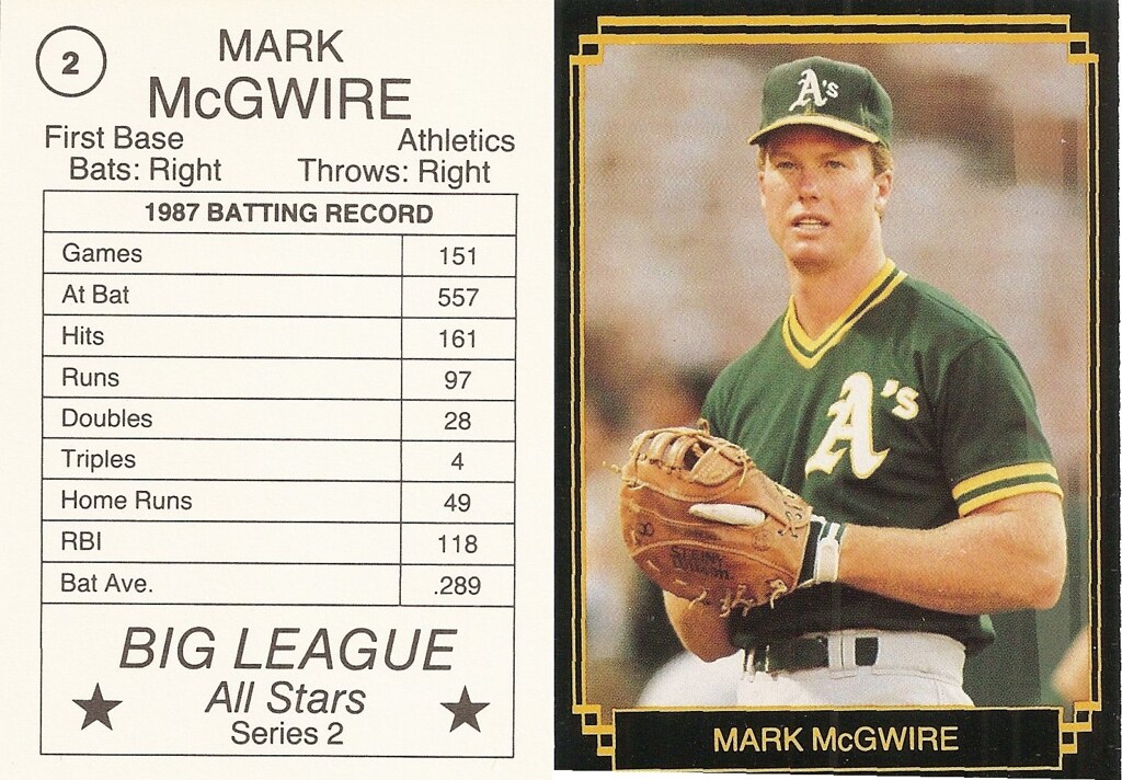 1988 Big League All-Stars - McGwire, Mark (Series 2)