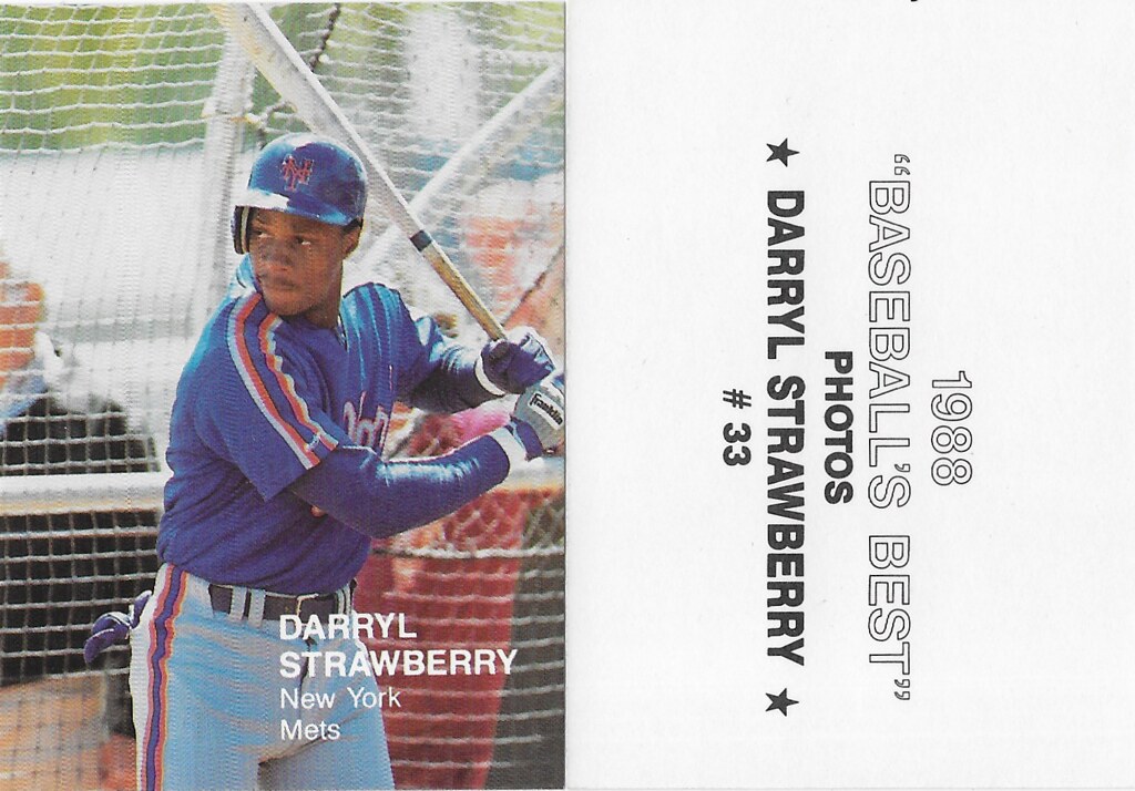 1988 Baseballs Best Photos - Strawberry, Darryl 33