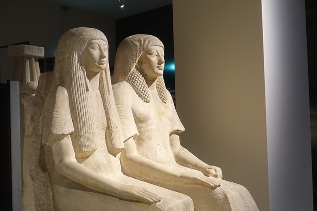 Egyptian section in the Museum of Antiquities in Leiden