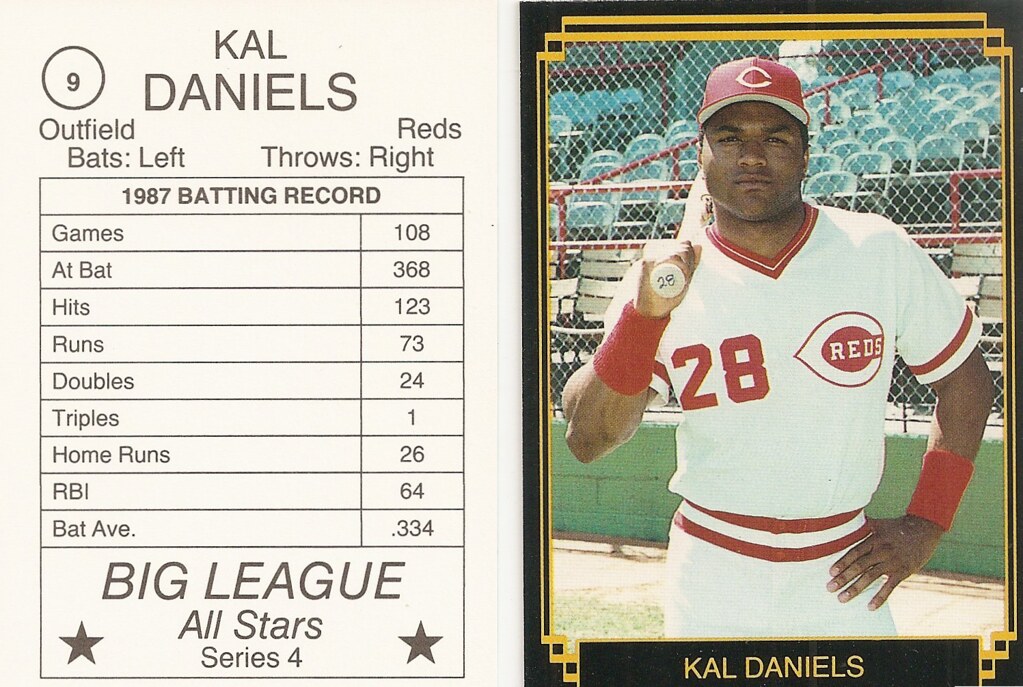 1988 Big League All-Stars - Daniels, Kal (Series 4)