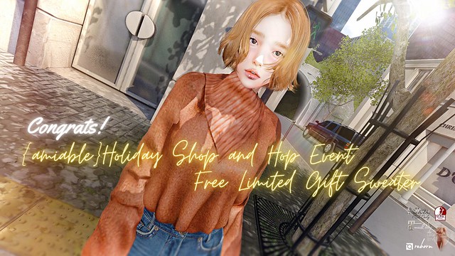 {amiable}2022 Holiday Shop & Hop Free Gift.
