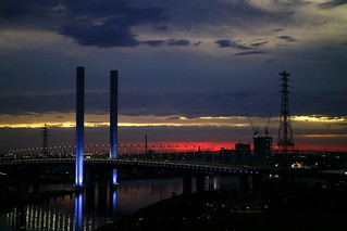 Bolte Bridge At Night Melbourne