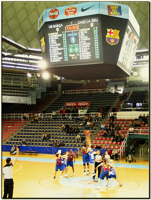 CBF Universitari vs AE Sedis Bàsquet, Palau Blaugrana, Les Corts (Barcelona, el Barcelonès, Catalunya)