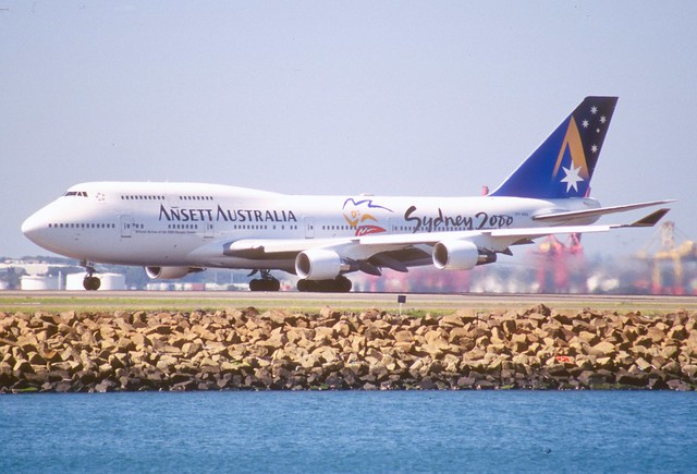 70cf - Ansett Australia Boeing 747-400; VH-ANA@SYD;04.09.1999