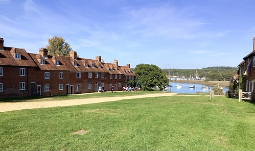 Bucklers Hard * by clivea2z, If 250 years ago you had stood on the same spot as this photograph was taken, the cottages on each s