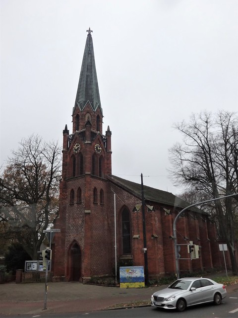 1862 Bremen neogotische evangelische Alt Hasteder Kirche 29mH Bennigsenstraße 7 in 28205 Östliche Vorstadt