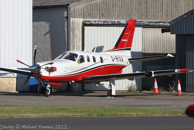 G-RIVA - 2012 build SOCATA TBM850, registration cancelled in early 11/2022 on transfer to San Marino