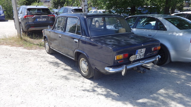 ab 1970 Lizenzproduktion des Fiat 124 Limousine WAS-2101 der Schiguli-Reihe von AwtoWAS in Togliatti Waisenstraße in 03046 Cottbus