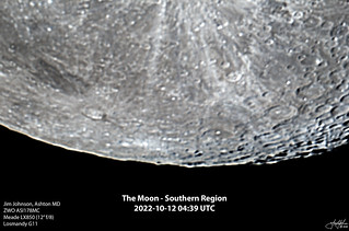 The Moon - 2022-12-10 04:39 UTC - Southern Region