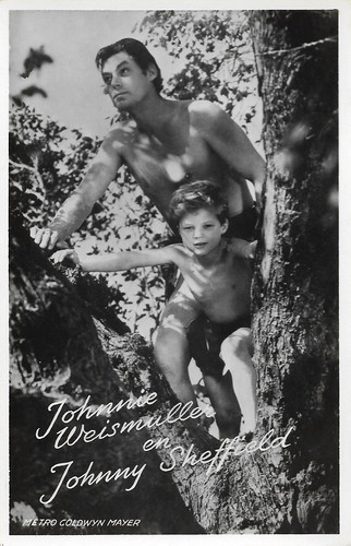 Johnny Weismüller and Johnny Sheffield in Tarzan Finds a Son (1939)