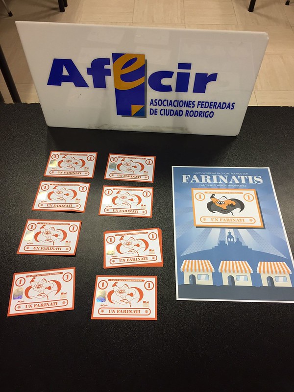 Presentación de los 'Farinatis' por la Asociación de Comercio de Ciudad Rodrigo, integrada en AFECIR.