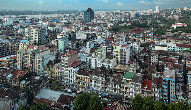 Yangon Rooftop View