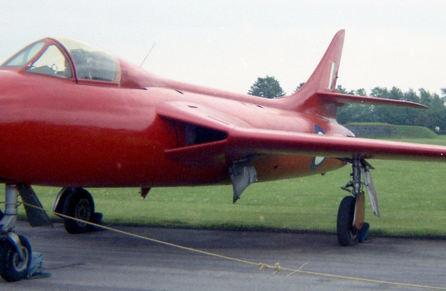 Hawker Hunter MK3 WB188 RAF Colerne Air Display 1972
