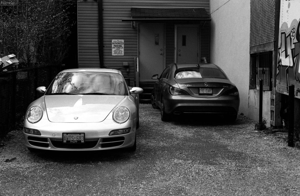 Porsche and Mercedes