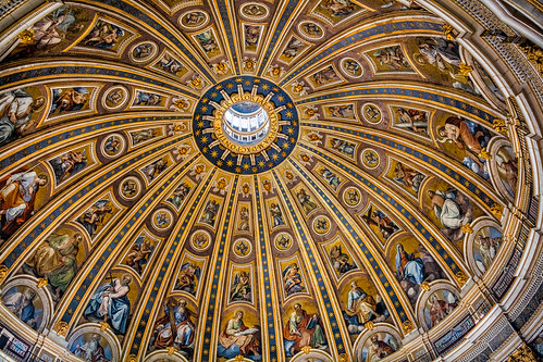 italy vatican stpetersbasilica dome