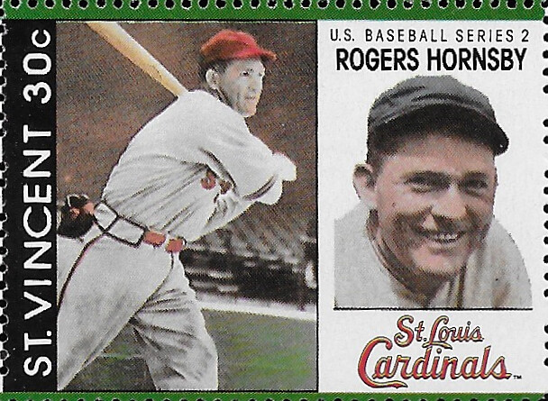 1989 St VIncent Stamp Sheet Series 2 - Hornsby, Rogers