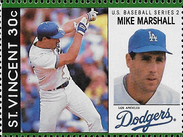 1989 St VIncent Stamp Sheet Series 2 - Marshall, Mike
