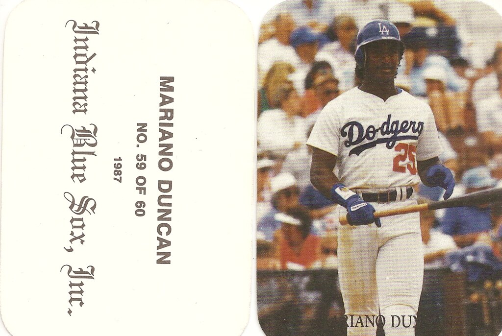 1987 Indiana Blue Sox - Duncan, Mariano