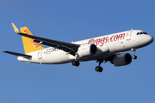 TC-NCC Pegasus Airlines A320neo London Stansted