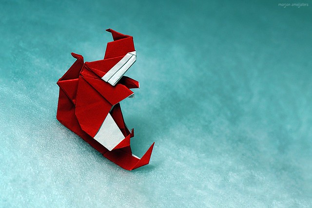 Origami Santa (Emmanuel Mooser)