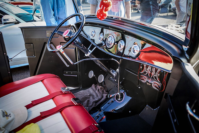 The Interior of Frenchy's Deuce Roadster