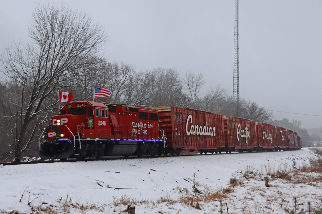 The first Holiday Train in three years approaches its Wisconsin Dellsstop