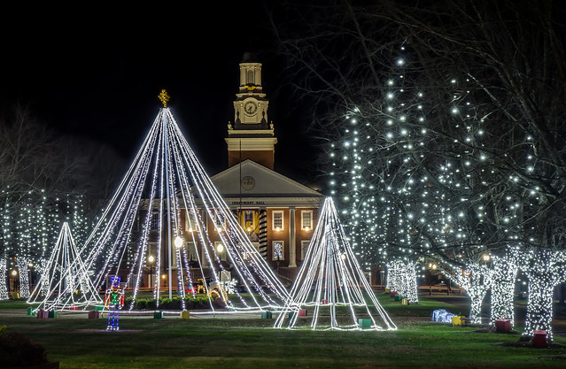 Christmas Lights at Tennessee Technological University