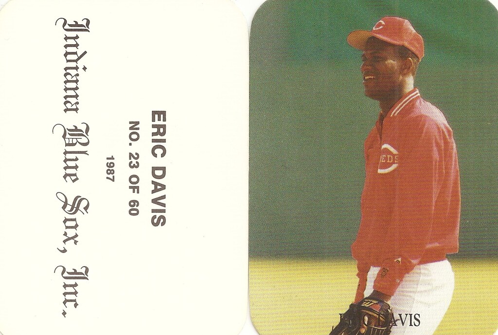 1987 Indiana Blue Sox - Davis, Eric