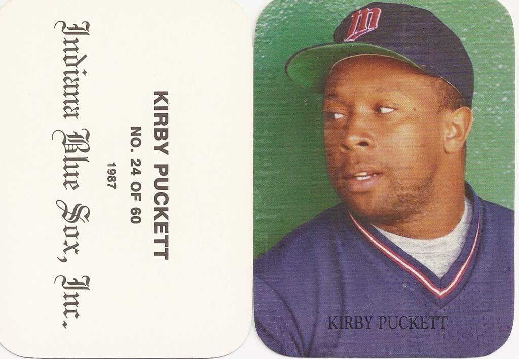 1987 Indiana Blue Sox - Puckett, Kirby