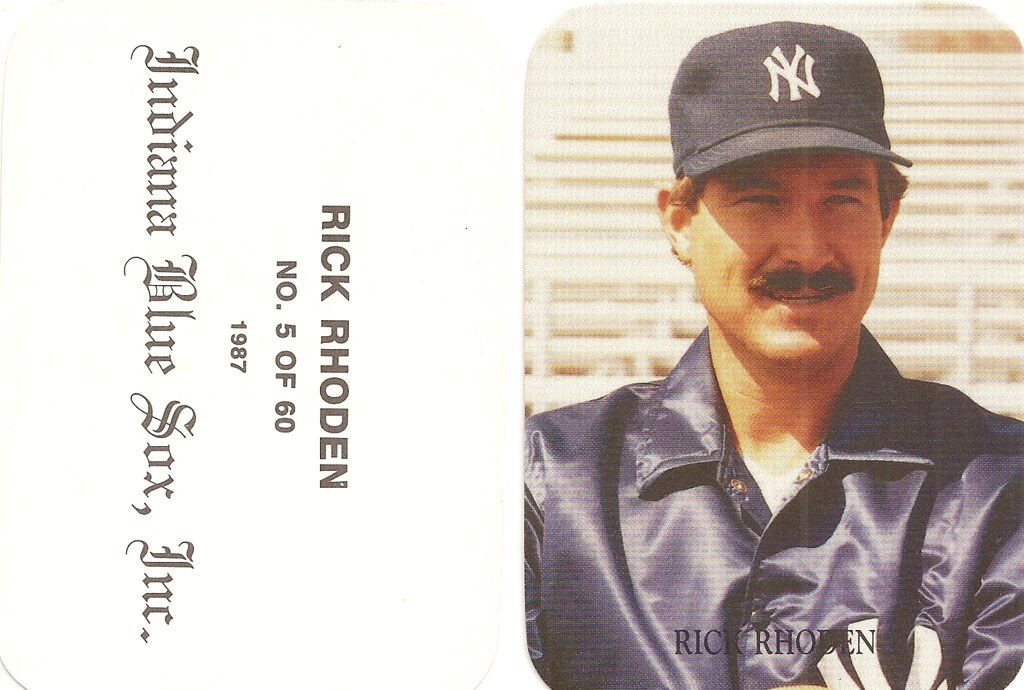 1987 Indiana Blue Sox - Rhoden, Rick