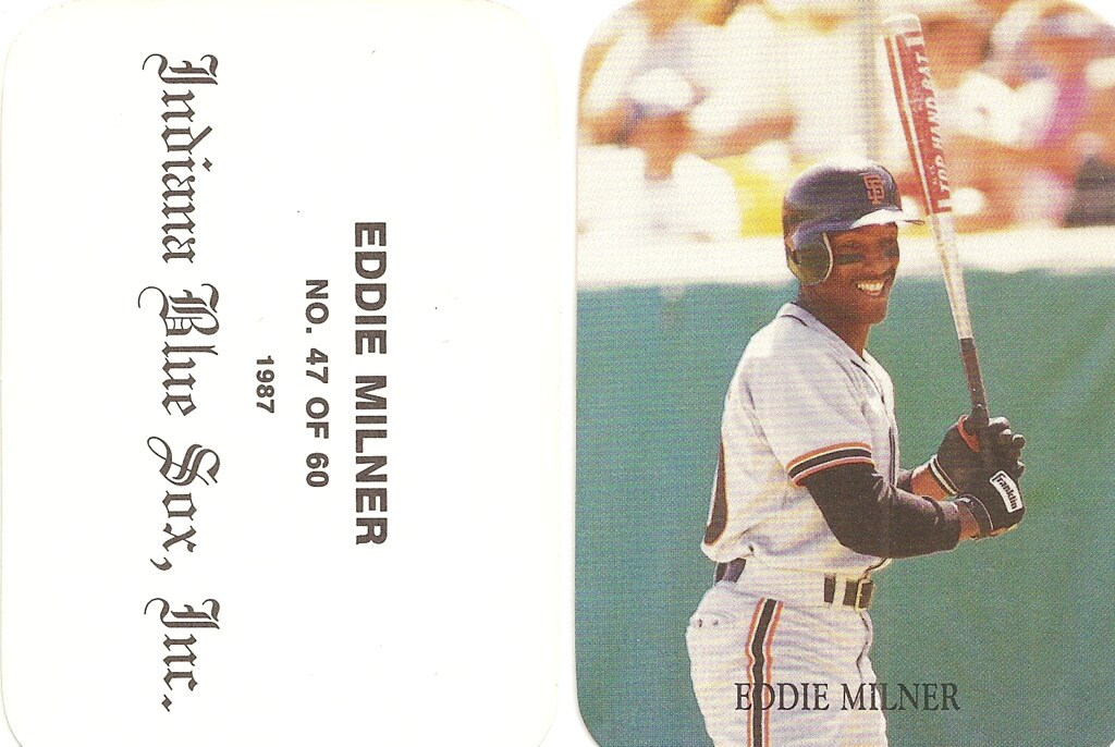 1987 Indiana Blue Sox - Milner, Eddie