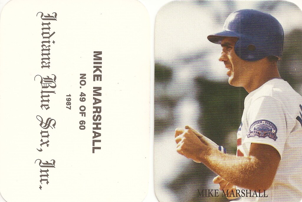 1987 Indiana Blue Sox - Marshall, Mike