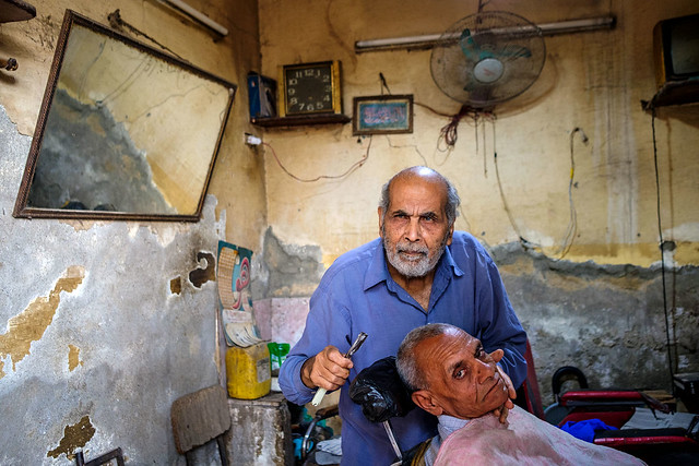 Barber - Cairo, Egypt