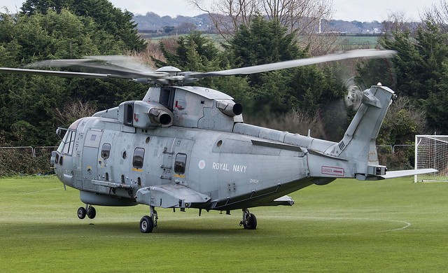 ZH824 | Royal Navy| Westland EH101 Merlin HM1 | Ludgvan | Penzance | Cornwall
