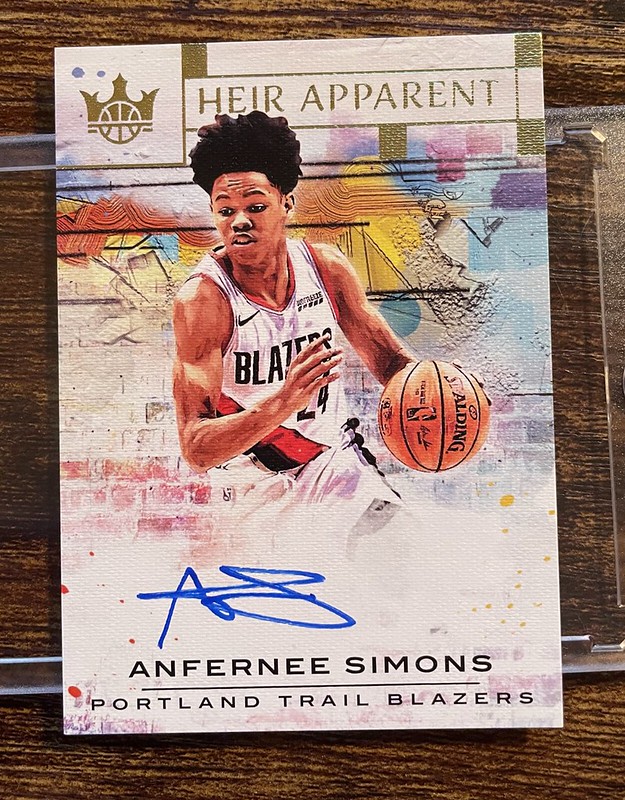 FS: Anfernee Simons Court Kings Auto RC #/199 - Blowout Cards Forums