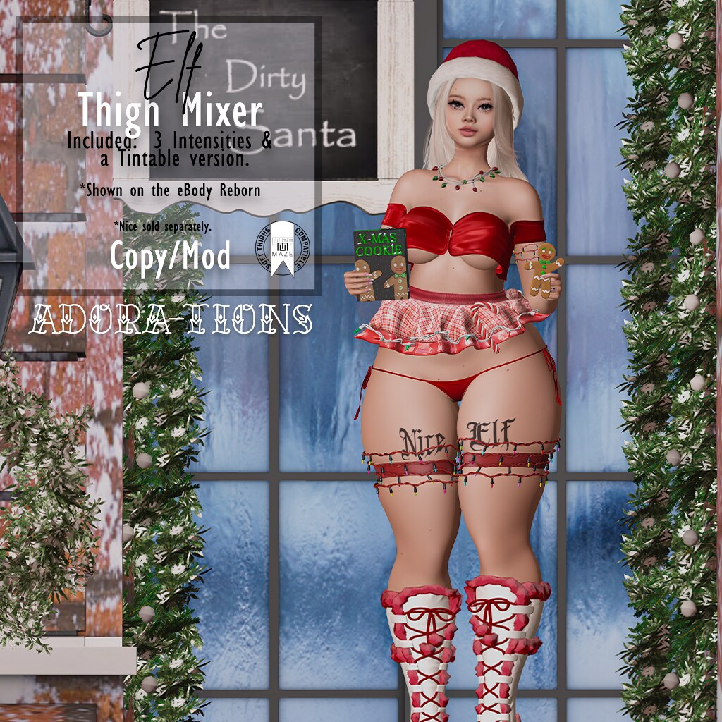 Adora-tions – Day 15 of Advent – Elf Thigh Mixer
