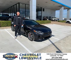 #HappyAnniversary to Buddy and your 2019 #Kia #Stinger from Tony McCloud at Huffines Chevrolet Lewisville! #HuffinesHasIt