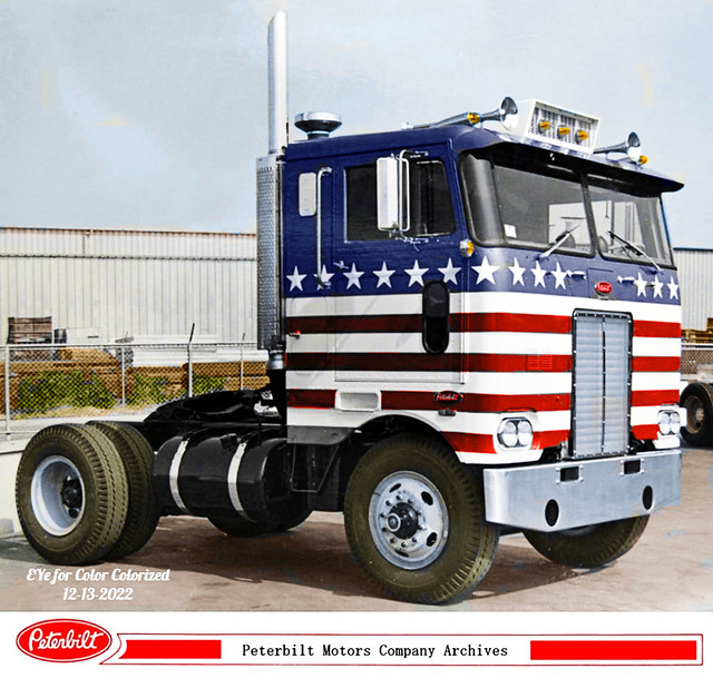 Peterbilt Stars and Bars  Colorized